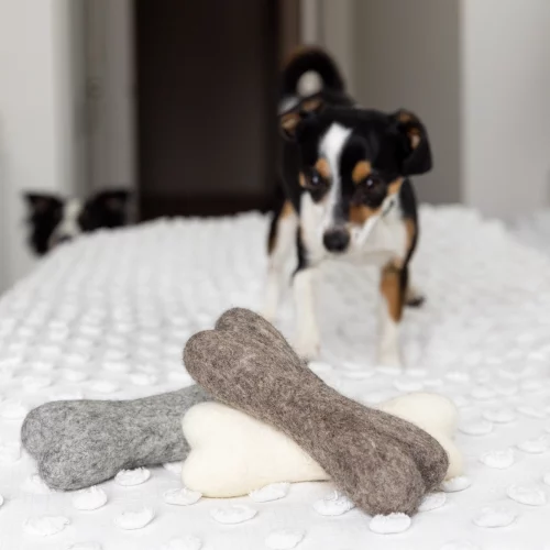Wool Dog Bone
